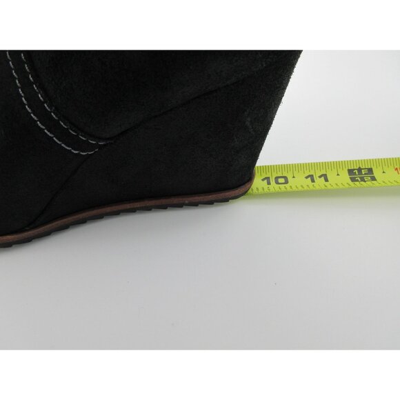Dr. Scholl's women's Ireland‎ black suede leather wedge ankle boots 10M - Picture 11 of 14